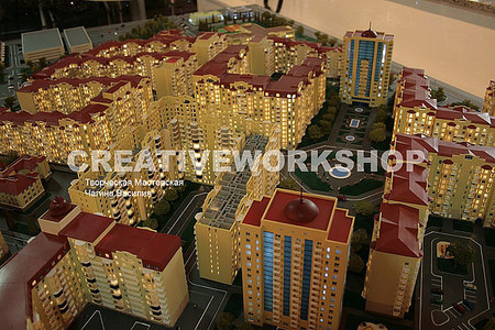 Презентационный макет жилого района ”Западный”