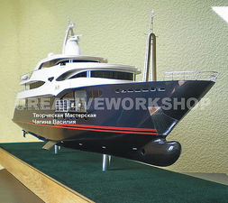 Модель мега-яхты CRN 60m `Blue Eyes` — Творча майстерня Василя Чагіна Модель мега-яхты CRN 60m `Blue Eyes` — Творча майстерня Василя Чагіна