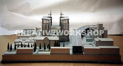 Градостроительный макет офисного комплекса по ул. Межигорская, Киев — Творча майстерня Василя Чагіна Градостроительный макет офисного комплекса по ул. Межигорская, Киев — Творча майстерня Василя Чагіна