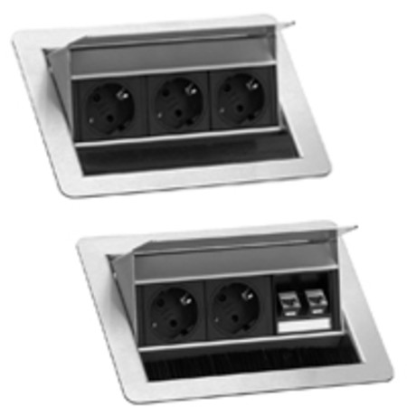 Розетки скрытого монтажа