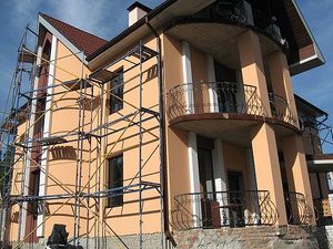 Штукатурная отделка фасадов &mdash; Фасад-Сервіс