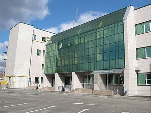 Облицовка стен керамогранитом БЦ Протон г.Харьков — Фасад-Сервіс Облицовка стен керамогранитом БЦ Протон г.Харьков — Фасад-Сервіс