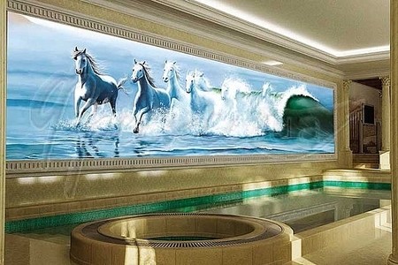 Фрески в интерьере