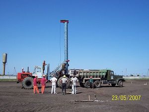 Машина по устройству Фундаментов в Пробитых Скважинах &mdash; ФУНДАМЕНТСПЕЦБУД