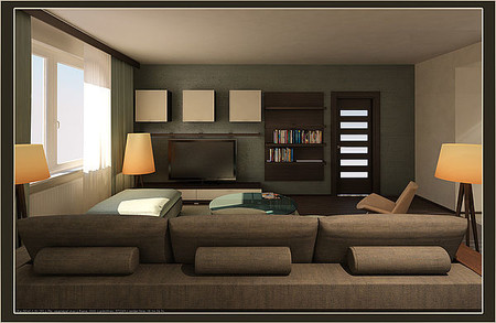 гостиная в квартире 150 м2