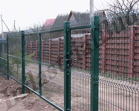 Ворота из сетки. Ворота откатные. Ворота распашные. Ворота из профнастила под заказ &mdash; ИндастриалБуд