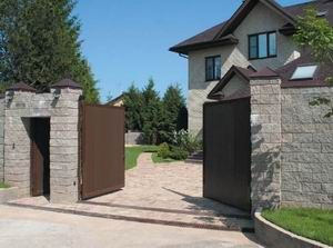 ворота распашные &mdash; ИСК АРКОН