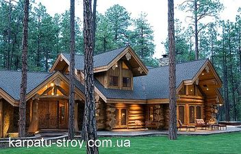 срубы,дикий сруб &mdash; КАРПАТЫ