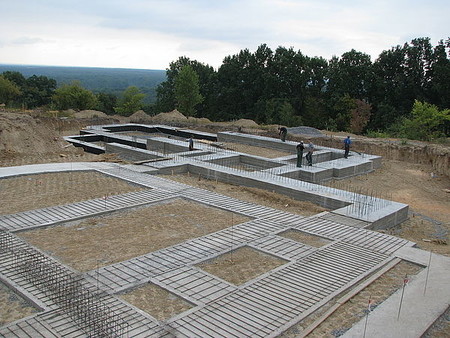 строительство дома фундамент