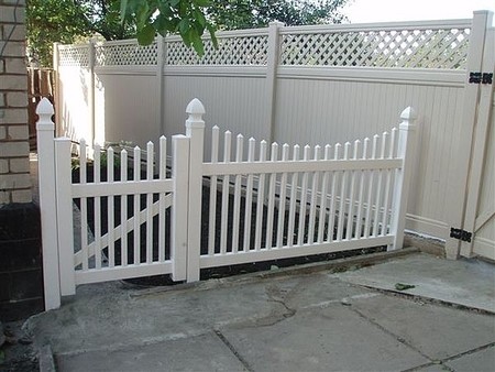 Заборы из ПВХ