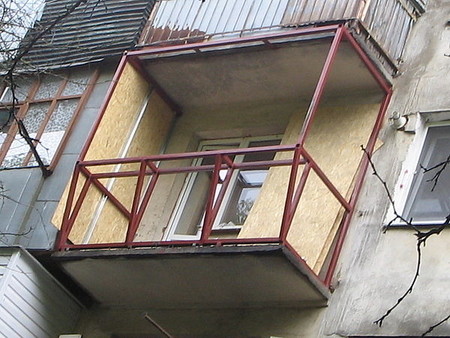 Расширение балкона.