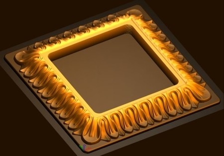 Рамка для Эл. инсталяций (резьба по дереву на ЧПУ, 3D модель)