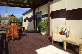 Модульный дом, экстерьер- терраса — NewMobHome Модульный дом, экстерьер- терраса — NewMobHome