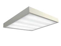 Светильник Растровый 4х18 опал накладной &mdash; Онлайт