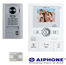 Цветной видеодомофон для коттеджей AIPHONE (Япония) с углом обзора 170* &mdash; Проаксес