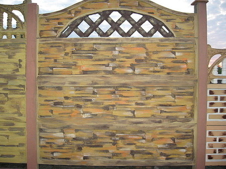 Бетонные заборы