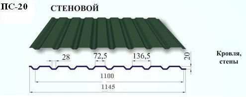 Профнастил стеновой &mdash; Рудекс