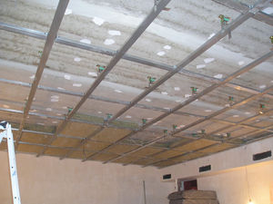 Шумоизоляция потолка в Спортивно-оздоровительный клубе `Фитнес-класс`, г. Киев &mdash; Акустические материалы