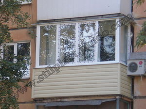 Обшивка балкона. &mdash; Стиль Пласт