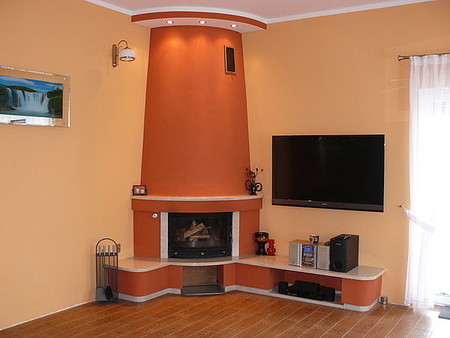 Камин с водяным контуром Лехма