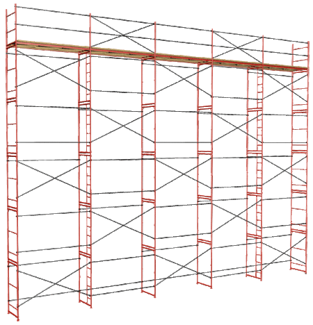 Леса строительные РАМНОГО типа