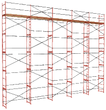 Леса строительные РАМНОГО типа &mdash; Трианс трейд