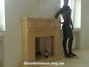Камины из мрамора под любой вид топки. Камины из мрамора под любой вид топки.