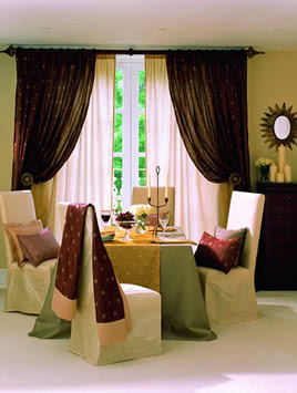 Профессиональный пошив штор, гардин и домашнего текстиля. Авторский дизайн и текстильное декорирование интерьеров.