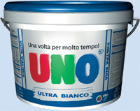 Краска акриловая белоснежная UNO ULTRA BIANCA