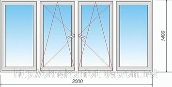Окна и двери металлопластиковые 3000х1400. Стоимость: REHAU: 2307 грн; ALMplast: 2049 грн; WDS: 1999 грн; KBE: 2359 грн; SALAMANDER: 2499 грн; Galaxy: 1899 грн; КТМ: 1998 грн; OPEN TECK: 1906 грн Окна и двери металлопластиковые 3000х1400. Стоимость: REHAU: 2307 грн; ALMplast: 2049 грн; WDS: 1999 грн; KBE: 2359 грн; SALAMANDER: 2499 грн; Galaxy: 1899 грн; КТМ: 1998 грн; OPEN TECK: 1906 грн