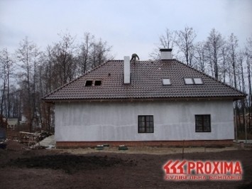Строительство коробки дачи под Киевом