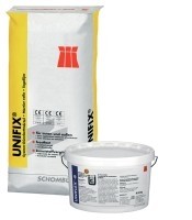 UNIFIX-2K (уніфікси-2К) водонепроникний, стійкий до морозу еластичний клей. Для складних підстав і високих навантажень.