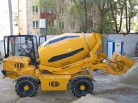 Мобільний бетонозмішувач FIORI DB 400S з самозавантаженням, продуктивність 16куб.м/час бетону