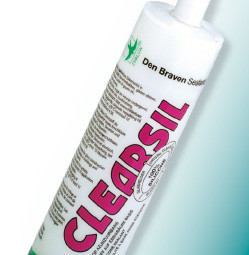 CLEARSIL - Кристально прозрачный эластичный клей-герметик для стекла на основе полисилоксана. Специально предназначен для склеивания террариумов, стеклянных фасадных панелей зданий, витрин. Не пригоден для склеивания аквариумов и других изделий, погр